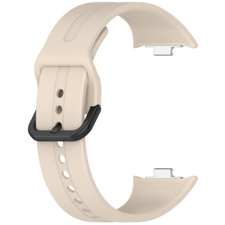 Ремешок Deexe Soft Silicone для Xiaomi Redmi Watch 4 / 5 / Mi Smart Band 8 Pro / Band 9 Pro - Starlight: фото 2 из 9