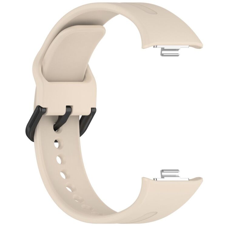 Ремешок Deexe Soft Silicone для Xiaomi Redmi Watch 4 / 5 / Mi Smart Band 8 Pro / Band 9 Pro - Starlight: фото 3 из 9