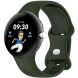 Ремешок Deexe Soft Touch для Google Pixel Watch / Watch 2 / Watch 3 (41mm) - Green (311722G). Фото 2 из 4