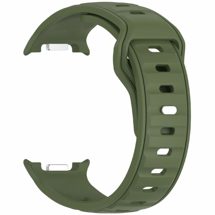 Ремінець Deexe Sport Band для Samsung Galaxy Watch 8 (40/44mm) / 8 Classic - Army Green: фото 3 з 6