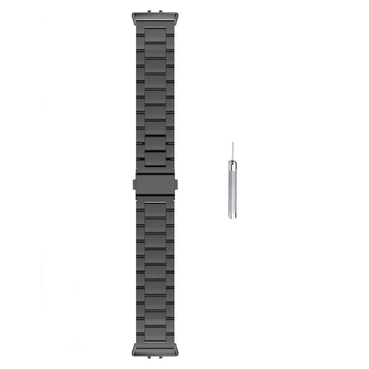 Ремінець Deexe Stainless Steel для Samsung Galaxy Fit 3 - Black: фото 5 з 6