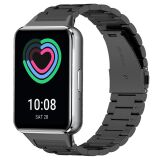 Ремешок Deexe Stainless Steel для Samsung Galaxy Fit 3 - Black: фото 1 из 6