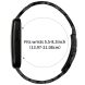 Ремешок Deexe Steel Strap для Garmin CIRQA - Black (362605B). Фото 7 из 7