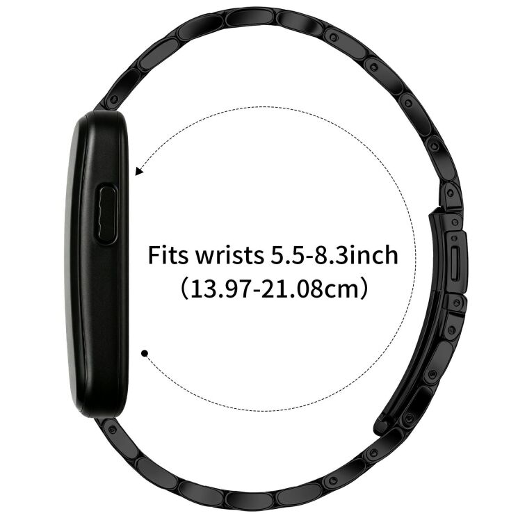 Ремешок Deexe Steel Strap для Garmin CIRQA - Black (362605B) Ремешок Deexe Steel Strap для Garmin CIRQA - Black: фото 7 из 7