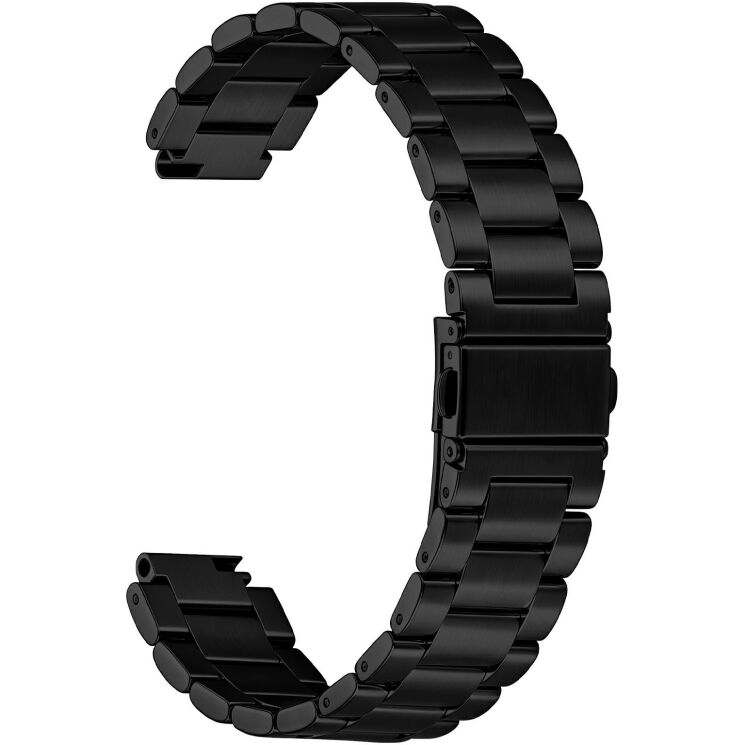 Ремешок Deexe Steel Strap для Garmin CIRQA - Black (362605B) Ремешок Deexe Steel Strap для Garmin CIRQA - Black: фото 3 из 7