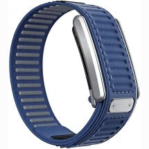 Ремешок для часов Deexe Matrix Weave для WHOOP 5.0 - Navy Blue: фото 1 из 6