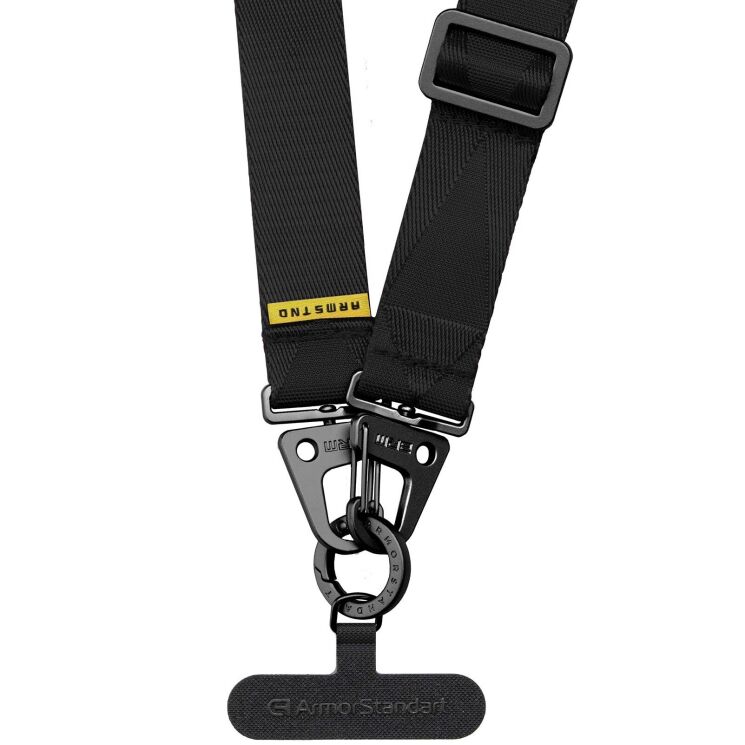 Ремінець для смартфона ArmorStandart Lanyard - Black (983040B) Ремінець для смартфона ArmorStandart Lanyard - Black: фото 2 з 3