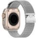Ремешок DUX DUCIS Milanese Air Series для Apple Watch 46 / 45 / 44 / SE 44 / 42 (Series 1-3) / Ultra / Ultra 2 - Silver (364226S). Фото 1 из 12