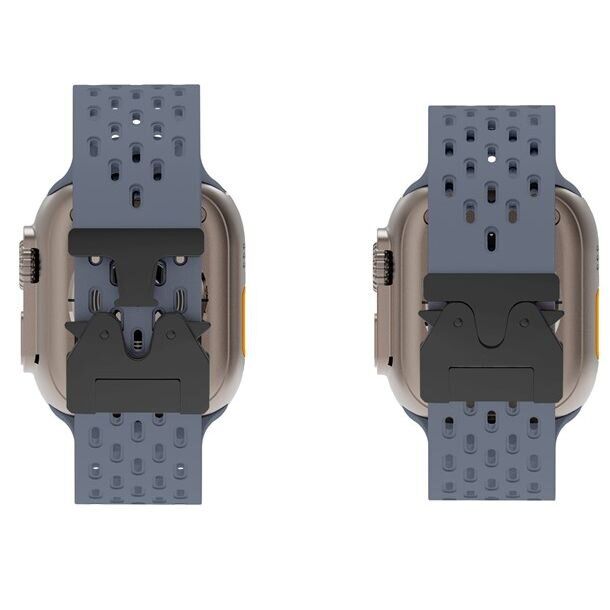 Ремешок KALEBOL Astra Strap для Apple Watch 46 / 45 / 44 / SE 44 / 42 (Series 1-3) / Ultra / Ultra 2 - Blue Grey: фото 5 из 9