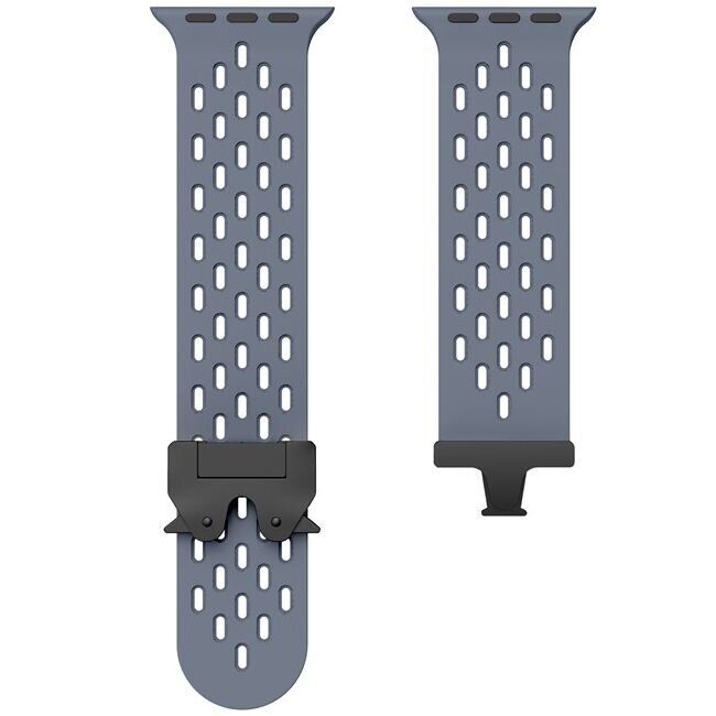 Ремешок KALEBOL Astra Strap для Apple Watch 46 / 45 / 44 / SE 44 / 42 (Series 1-3) / Ultra / Ultra 2 - Blue Grey: фото 4 из 9