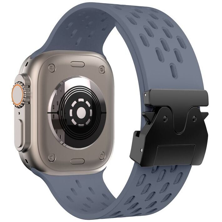 Ремешок KALEBOL Astra Strap для Apple Watch 46 / 45 / 44 / SE 44 / 42 (Series 1-3) / Ultra / Ultra 2 - Blue Grey: фото 2 из 9