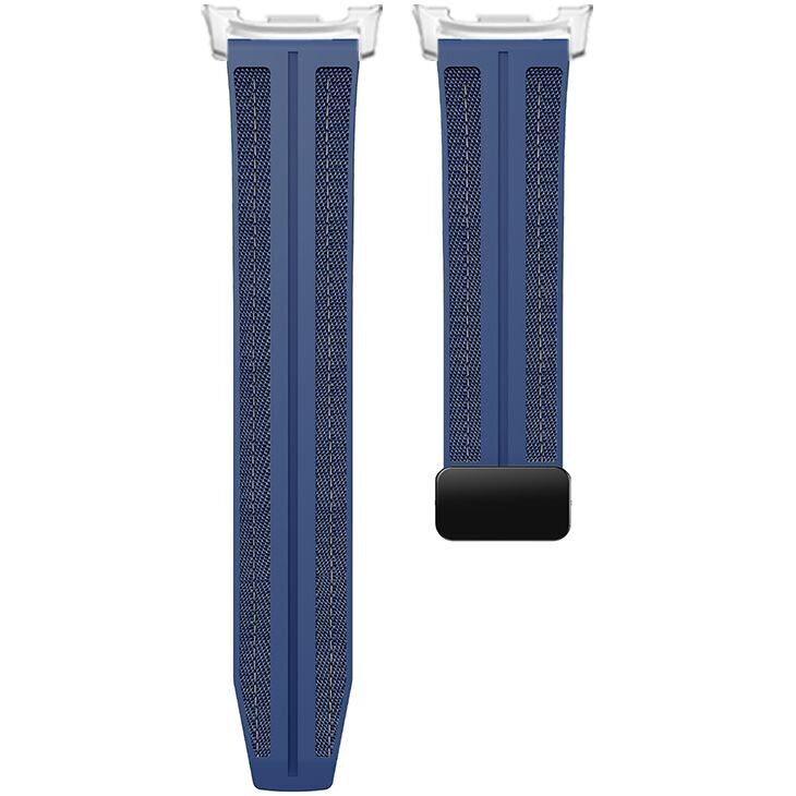 Ремешок KALEBOL Magnetic Nylon Band для Samsung Galaxy Watch 8 (40/44mm) / 8 Classic - Dark Blue: фото 3 из 6