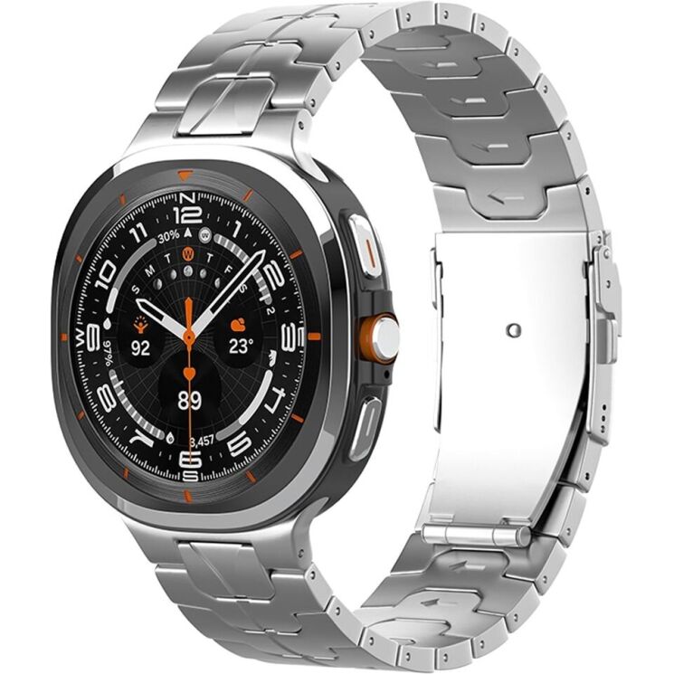 Ремешок Reframe Titanium Band для Samsung Galaxy Watch 8 (40/44mm) / 8 Classic - Silver (384111S) Ремешок Reframe Titanium Band для Samsung Galaxy Watch 8 (40/44mm) / 8 Classic - Silver: фото 2 из 6