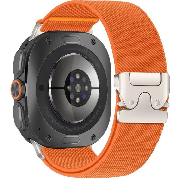 Ремінець Tech-Protect Nylon Clasp для Samsung Galaxy Watch Ultra 2 / Ultra / Ultra (2025) 5906302325801 - Orange (427017O) Ремінець Tech-Protect Nylon Clasp для Samsung Galaxy Watch Ultra 2 / Ultra / Ultra (2025) 5906302325801 - Orange: фото 2 з 9