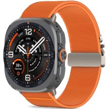 Ремінець Tech-Protect Nylon Clasp для Samsung Galaxy Watch Ultra 2 / Ultra / Ultra (2025) 5906302325801 - Orange: фото 1 з 9