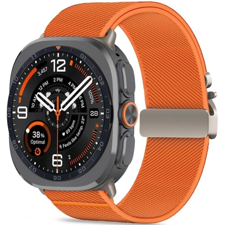Ремінець Tech-Protect Nylon Clasp для Samsung Galaxy Watch Ultra 2 / Ultra / Ultra (2025) 5906302325801 - Orange (427017O) Ремінець Tech-Protect Nylon Clasp для Samsung Galaxy Watch Ultra 2 / Ultra / Ultra (2025) 5906302325801 - Orange: фото 1 з 9