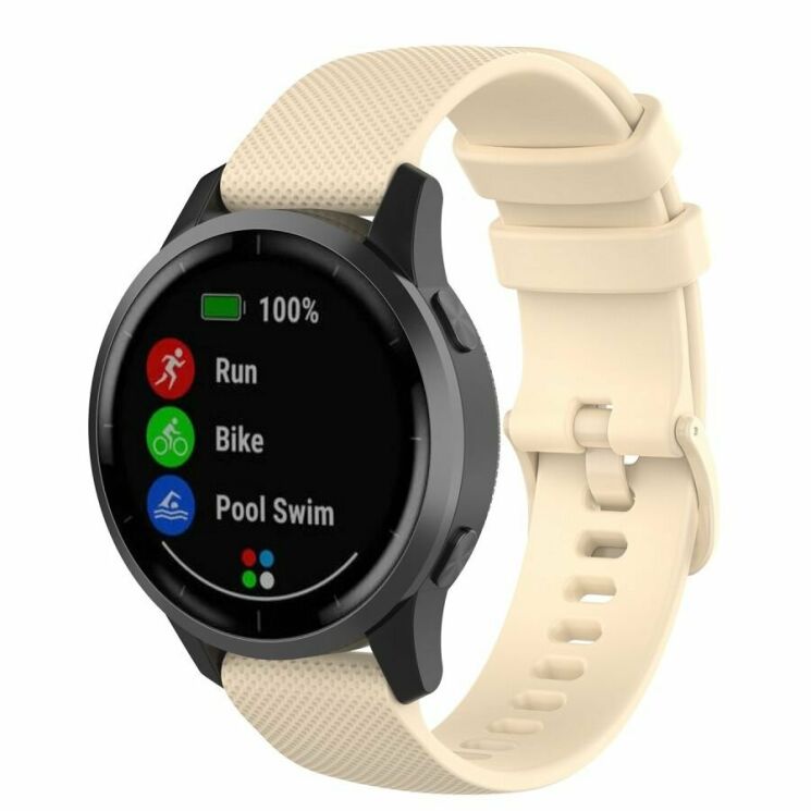 Ремешок UniCase Rhombus Texture для Huawei Watch GT 2e - Beige: фото 1 из 5