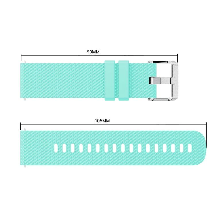 Ремешок UniCase Rhombus Texture для Samsung Galaxy Watch 42mm / Watch 3 41mm - Cyan: фото 3 из 3