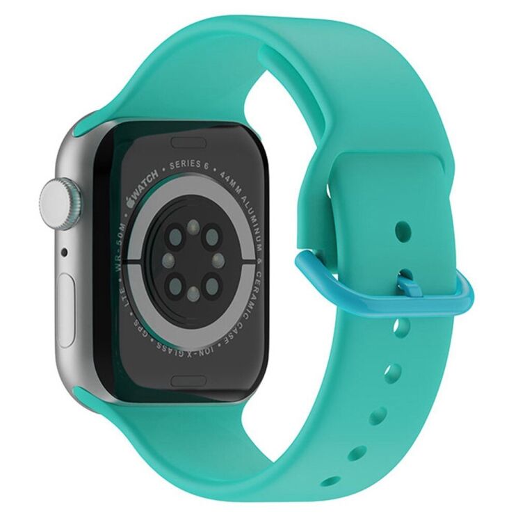 Ремінець UniCase Silicone Band для Apple Watch 42 (Series 10) / 41 / 40 / SE 40 / 38 - Green: фото 1 з 7