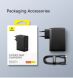 Сетевое зарядное устройство Baseus GaN5 Pro Fast Charger 2C+U 160W + кабель Type-C to Type-C (P10110825113-00) - Black (346132B). Фото 20 из 21