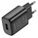 Сетевое зарядное устройство Hoco C134A (12W) - Black (346165B). Фото 1 из 9