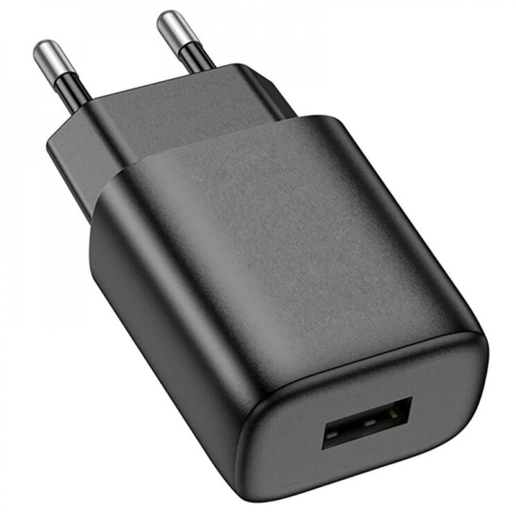 Сетевое зарядное устройство Hoco C134A (12W) - Black: фото 3 из 9