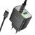 Сетевое зарядное устройство Hoco CS42A PD30W + QC3.0 + кабель Type-C to Lightning - Black: фото 1 из 6