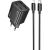 Сетевое зарядное устройство Hoco N55 20W 2C+2U + кабель Type-C to Lightning - Black: фото 1 из 7