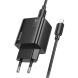 Сетевое зарядное устройство Hoco N55 20W 2C+2U + кабель Type-C to Lightning - Black (960125B). Фото 3 из 7