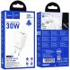 Сетевое зарядное устройство Hoco N63 PD30W + QC3.0 (USB + Type-C) - White (960201W). Фото 4 из 6