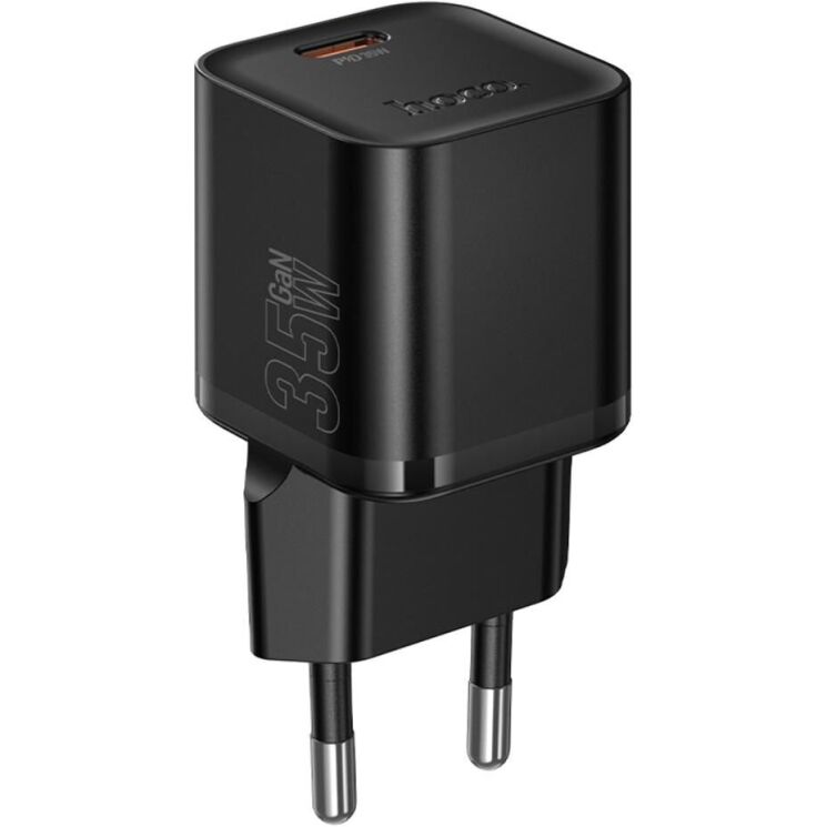 Сетевое зарядное устройство Hoco N66 PD35W - Black: фото 2 из 6