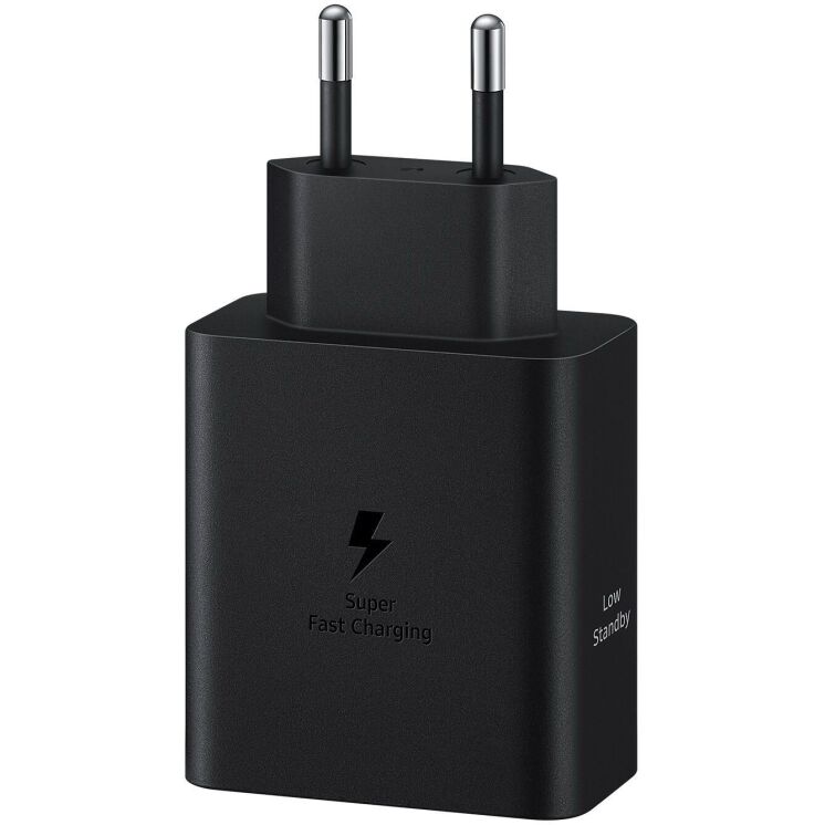 Сетевое зарядное устройство Samsung 50W Power Adapter + кабель Type-C to Type-C (EP-T5020XBEGEU) - Black: фото 4 из 4