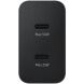 Сетевое зарядное устройство Samsung 50W Power Adapter + кабель Type-C to Type-C (EP-T5020XBEGEU) - Black (346149B). Фото 2 из 4