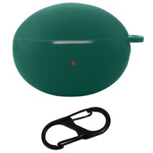 Силіконовий чохол Deexe Silicone Case (FH) для Huawei FreeBuds 6i - Blackish Green: фото 1 з 5