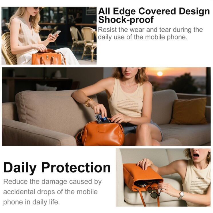 Силиконовый чехол IMAK UX-10 Series для Motorola Edge 60 / Edge 60 Fusion - Transparent: фото 4 из 7