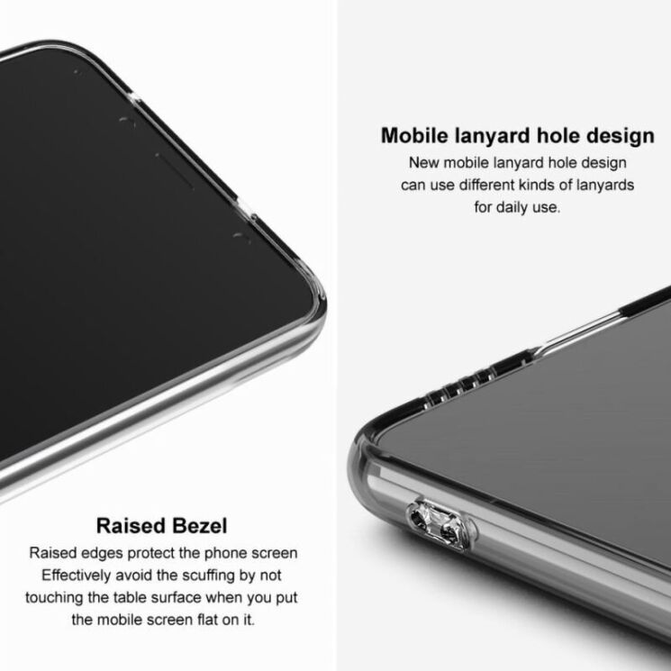 Силиконовый чехол IMAK UX-5 Series для Samsung Galaxy A24 (A245) - Transparent: фото 8 из 9