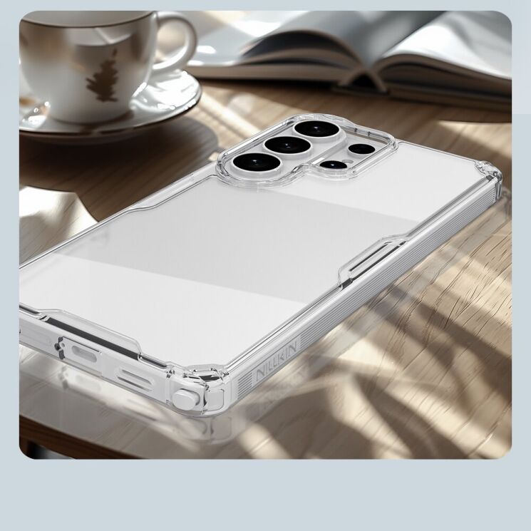 Силиконовый чехол NILLKIN Nature TPU Pro для Samsung Galaxy S26 Ultra - Transparent: фото 9 из 17