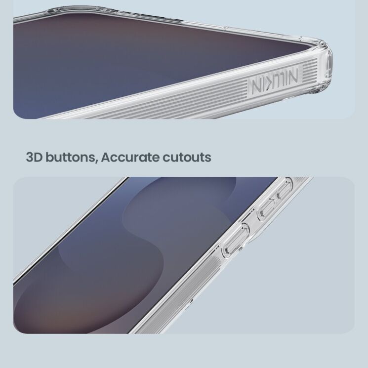 Силиконовый чехол NILLKIN Nature TPU Pro для Samsung Galaxy S26 Ultra - Transparent: фото 15 из 17
