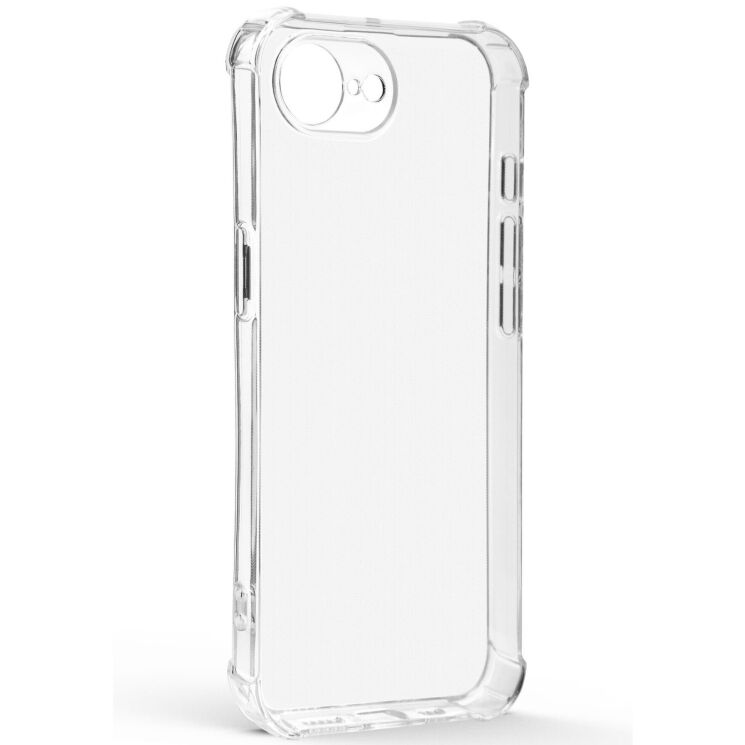 Силиконовый (TPU) чехол ArmorStandart Air Force для Apple iPhone 16e - Transparent: фото 2 из 6