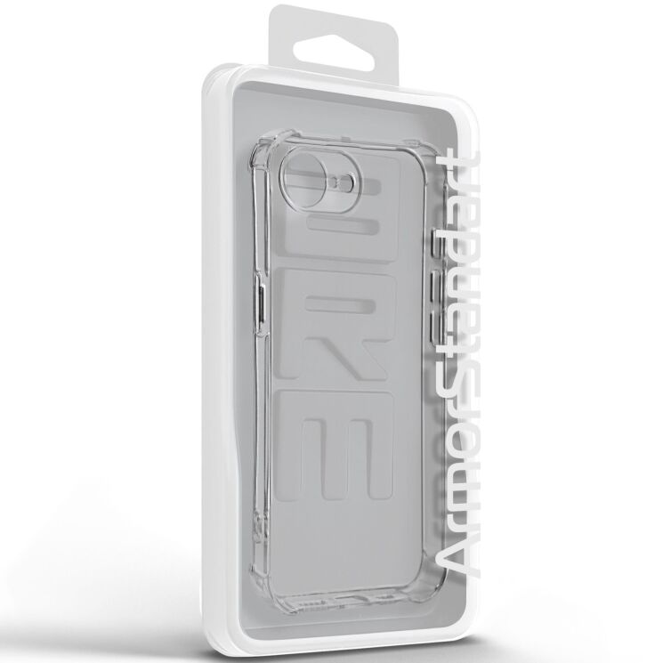 Силиконовый (TPU) чехол ArmorStandart Air Force для Apple iPhone 16e - Transparent: фото 3 из 6