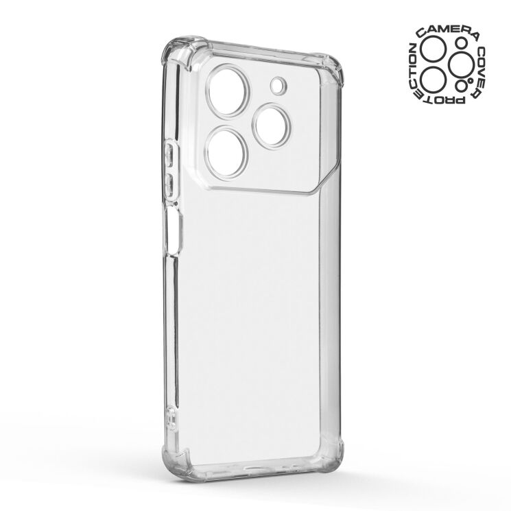 Силиконовый (TPU) чехол ArmorStandart Air Force для TECNO Pova 6 Neo - Clear: фото 3 из 6
