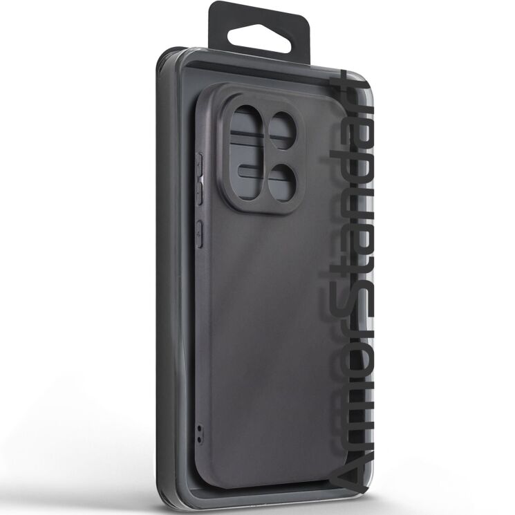 Силиконовый (TPU) чехол ArmorStandart Matte Slim Fit для OnePlus 15 - Black: фото 3 из 5