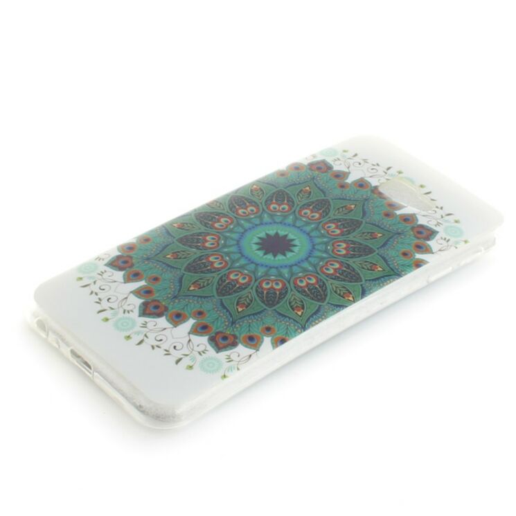 Силиконовый (TPU) чехол Deexe Life Style для Samsung Galaxy J4+ (J415) - Green Lotus: фото 3 из 8