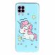 Силиконовый (TPU) чехол Deexe LumiCase для Huawei P40 Lite - Shy Unicorn (256941D). Фото 1 из 4