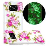 Силіконовий (TPU) чохол Deexe LumiCase для Xiaomi Poco X3 / Poco X3 Pro - Blooming Peonies (281479H)