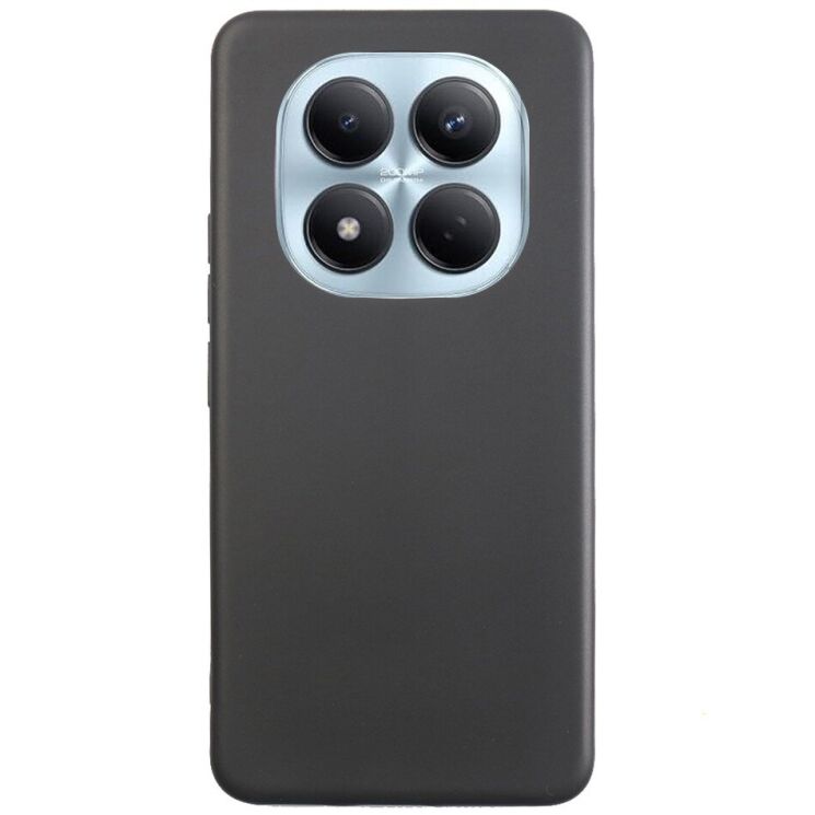 Силиконовый (TPU) чехол Deexe Matte Case для Xiaomi Redmi Note 15 Pro - Black: фото 1 из 9