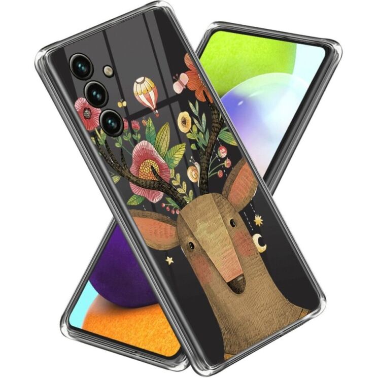 Силиконовый (TPU) чехол Deexe Pretty Glossy для Samsung Galaxy A25 (A256) - Deer: фото 1 из 3