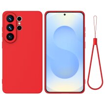 Силиконовый (TPU) чехол Deexe Silicone Case для Samsung Galaxy S26 Ultra - Red: фото 1 из 9