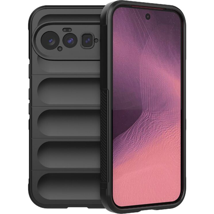 Силиконовый (TPU) чехол Deexe Terra Case для Google Pixel 11 - Black: фото 1 из 4