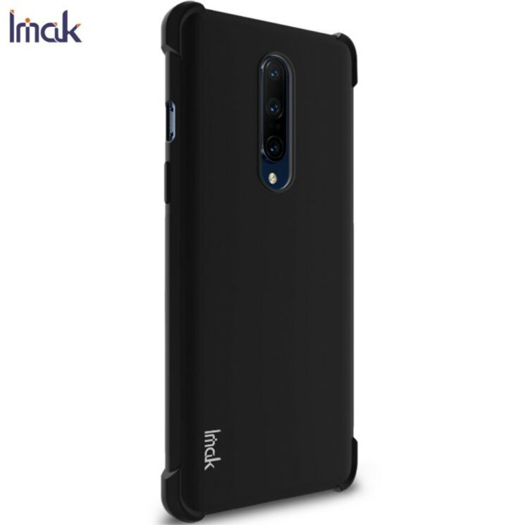 Силіконовий (TPU) чохол IMAK Airbag Case для OnePlus 8 - Metal Black: фото 4 з 11